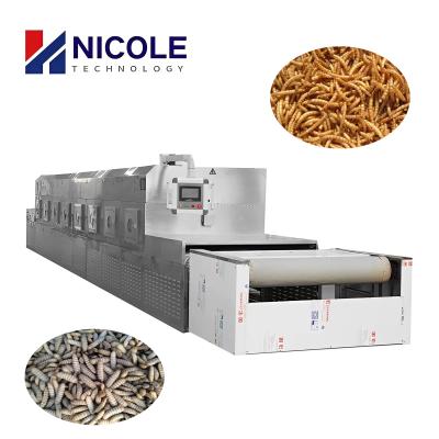 Κίνα Mealworm εντόμων μηχανών μικροκυμάτων PLC σηράγγων βιομηχανικές ξηρότερες μαύρες προνύμφες Bsf μυγών στρατιωτών προς πώληση