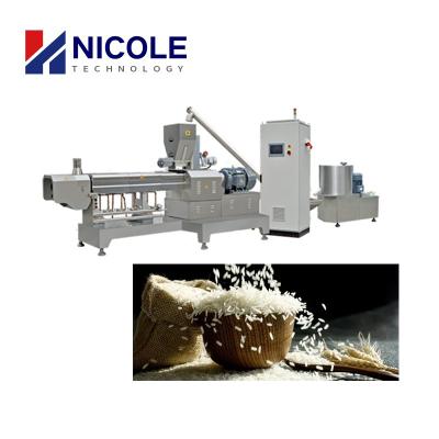 China Plc Control 380v 415v Artificial Rice Production Line 600kg/H for sale