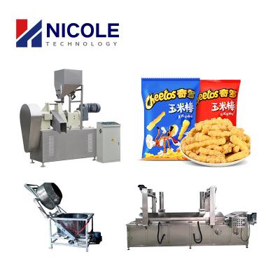 China Automatischer gebackener Cheetos Fried Kurkure Production Line Rotary verdrängte zu verkaufen