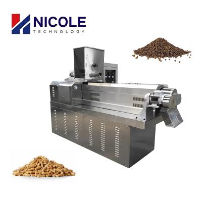 China Floating Sinking Aquatic Fish Food Machine Multifunctional Fish Feed Extruding Line for sale