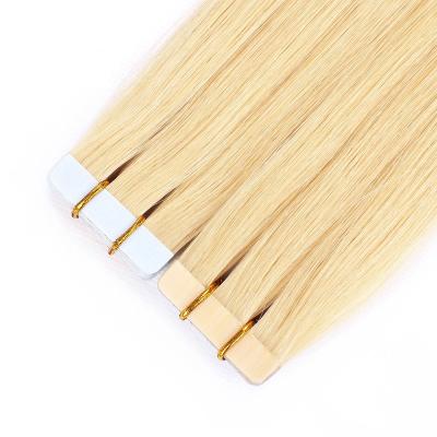 China Popular Silky Straight 613 Wave 1B Visible Tape In Real Hair Extension Long For Women for sale