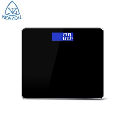 China China 396Lb Tempered Glass Platform Automatic On/Off Digital Body Weight Bathroom Scale for sale