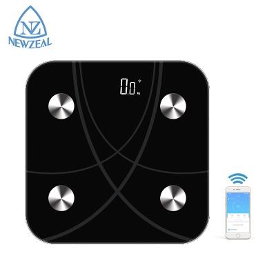 China Household Sustainable WIFI Smart 180Kg Digital Electronic Body Weight Glass Scale for sale