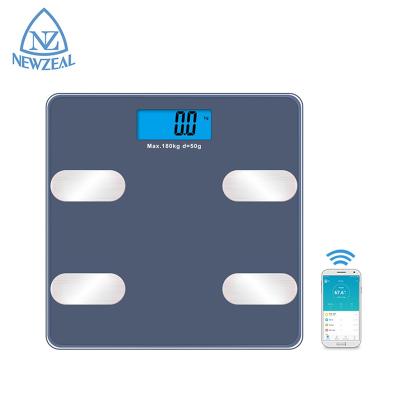 China Bluetooth CE Bath Room Digital Body Weight Fitness Body Fat Meter Bathroom Scale Books for sale