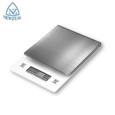 China Weight Measuring High Accuracy Digital Kitchen Food 2000G 0.1G Coffee Scale With Timer for sale