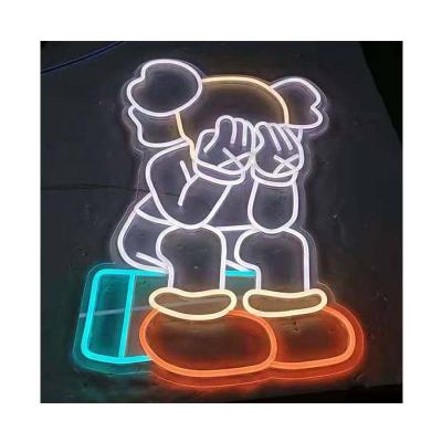 China Buildings Custom Customs Lead Cable Strip Neon Sign Acrylic Neon Letters Gift Box Signage for sale