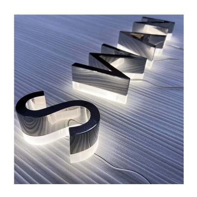 China Custom Buildings Stainless Steel 3D Interior Wall Channel Letter Logo Sign For Jewelry Store for sale