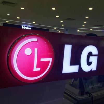 China Buildings Customized Foaming Shape Vacuum Brand Logo Light Box Led Signage for sale