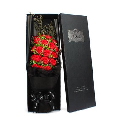 China Handmade Made in China Craft Rectangular Flower Packaging Box for sale