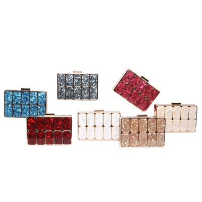 China Custom Acrylic Handbag Personalized Box Clutch Marble Bag for sale