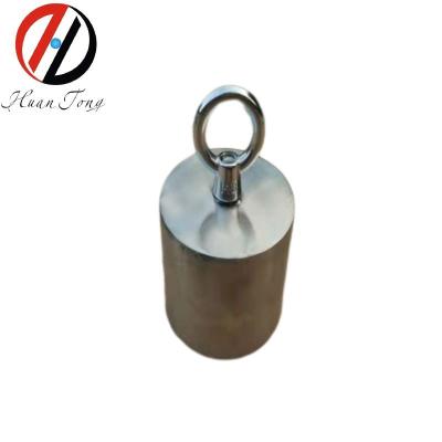 China Industrial Magnet 600 Kg Neodymium Strong Magnetic Fishing Magnet With Threaded Shank Eye for sale