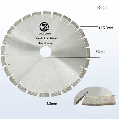 China High Quality High Speed ​​Diamond Saw Blade For Granite China Factory Direct Sale 14 Inch 350mm Circular Diamond Stone Cutting Blades for sale