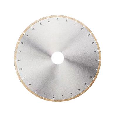 China Diamond Tooling Fast Cutting 350mm Fishhook 14inch Slotting Marble Saw Blade for sale