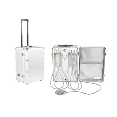 China LK-A34 Metal Moving Portable Dental Unit Mini Suitcase Veterinary Dental Unit for sale