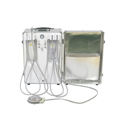 China LK-A34 China portable metal dental unit with air compressor for sale