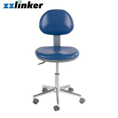 China LK-A43A Luxury Steel Backrest Ergonomic Dental Doctor Assistant Saddle Chairs Dentist Stool for sale