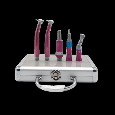 China Dental Area Dental Handpiece Colorful LED Set High Low Gear Handpiece For Dental Clinic for sale