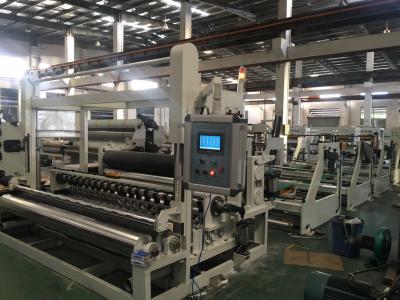 China Durable Slitter Rewinder Machine , Paper Roll Rewinding Machine Adjsutable Slitting Width for sale