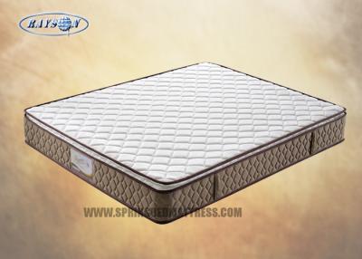 China Pillow Top Compressed Mattress , Bonnell Spring Polyester Knitted Fabric Mattress for sale