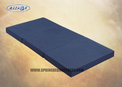 China Hoog - Stof Drie Sponsmatras Topper For Travel Foldable van dichtheidsoxford Te koop