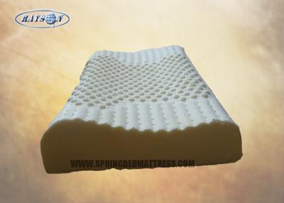 Cina Dimensione standard dell'alto di elasticità cuscino naturale del lattice, cuscino naturale di contorno del lattice in vendita