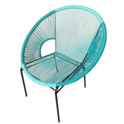 China Rattan Wicker Metal Patio Acapulco Furniture Modern Stackable Modern Outdoor Chairs for sale