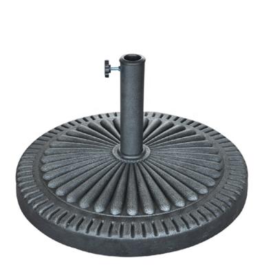 China Factory Traditional Wholesale 20 Kg Outdoor Round Resin Umbrella Stand Base for sale