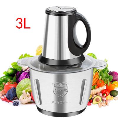 China Electric Household Yam Pound Fufu Machine Kitchen Stainless Steel Mixer 2L 3L Meat Cleaver Grinders Meat Grinder Grinder for sale