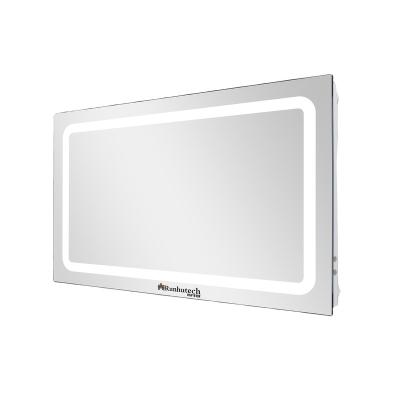 China CM1006008 Modern Bathroom LED Mirror Wall Mounted Bathroom Mirrors With LED Light Makeup Mirror Anti-Fog Heater for sale