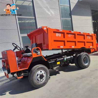 China 5 Ton Mini Mining Four Wheel Dumper Truck 4X4 Hydraulic Diesel Dump Truck for sale