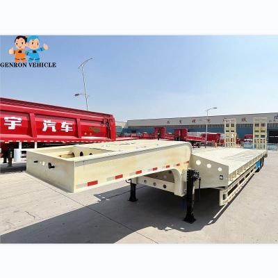 Cina 3 / 4 Axles low bed trailer low loaders for construction machinery transport in vendita