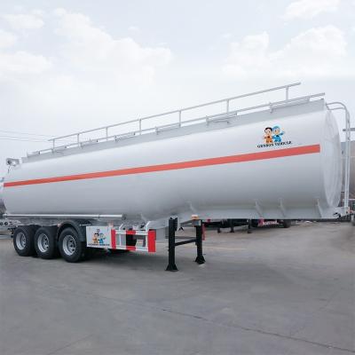 China 40-60T Petroleum Tanker Trailer 3 Axles Oil Tanker Truck Trailer Vehicle for sale