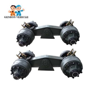 China Export New Popular 40T 60T 80T two Line four Axle Suspension for Trailer Parts in Sale for sale