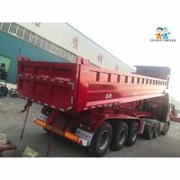 China Air Suspension Rear Tipping Truck Semitrailer 3 Axles 50 Tons Export To African Market for sale