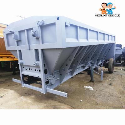 China JOST Landing Gear 18 Wheeler 35M3 Dump Semi Trailers for sale