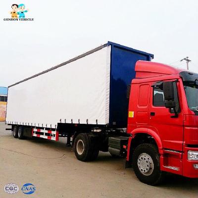 China remolques de 900gsm Curtainsider en venta