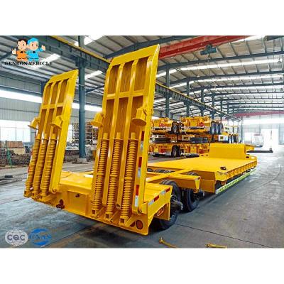 Cina Rimorchio di trattore degli assi 42ft Lowboy di capacità elevata 100T Fuwa 2 in vendita