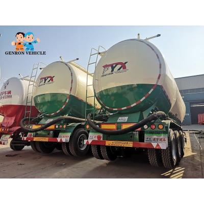 China Mechanical Suspension Single Chamber 45cbm Dry Cement Trailer for sale