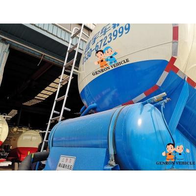 China Air Suspension 60 Ton 50CBM Cement Dry Bulk Tanker Trailer for sale