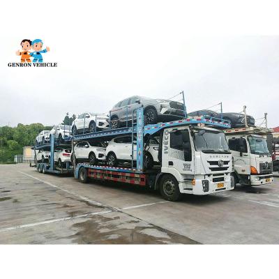 China reboque do alador de 13T FUWA Axle Mechanical Lowbed Semi Car à venda