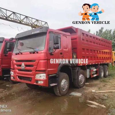 China Räder CCC HOWO 12 versehen Tipper Trucks With Air Condition mit Seiten zu verkaufen