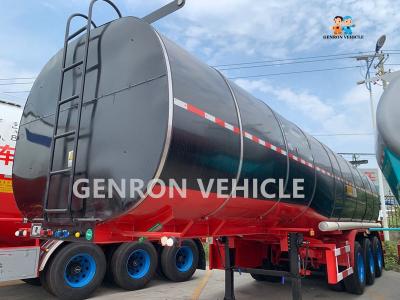 China Geïsoleerde Asphalt Bitumen Carbon Steel Tank-Aanhangwagen Te koop