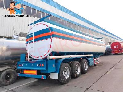 China 40000 van de Vloeibare Tankerliter Aanhangwagen FUWA 13T Axle Fuel Tank Trailer Te koop