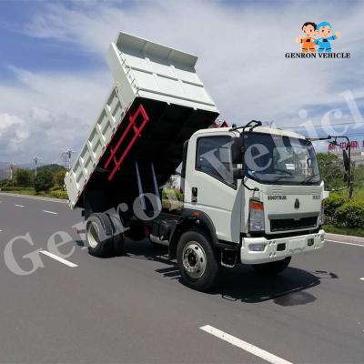 China Howo Light 4*2 truck Yuchai Engine Euro3 130Hp 11CBM Mini dumper for sale in Guinea for sale