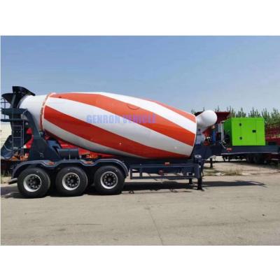 China GENRON Brand 55t Construction Truck Trailer Type Concrete Mixer for sale