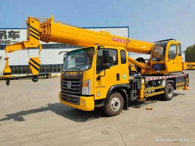 China Small 10 Tons Construction Truck Trailer Hydraulic Mobile Truck Crane 80km/H for sale