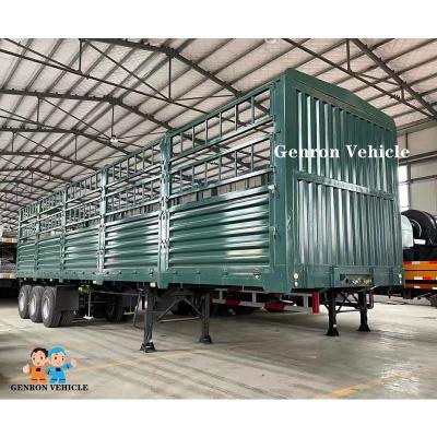 China Q345b emito el tipo de soldadura suspensión mecánica del aire del remolque de Side Wall Semi de la cerca en venta