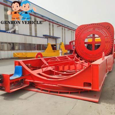 China Las cuchillas de turbina de viento transportan el diseño especial del camión de remolque para la torre y la generación en venta