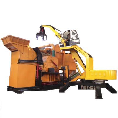 China Loud Strong Sing Shaft Hammer Type Scrap Metal Shredder Car Crushing Plant For Waste Industry for sale