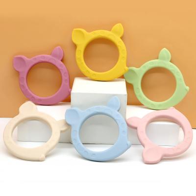 China 2021 Melikey Chew Silicone Baby Toys Eco-friendly Newborn Infant Teething Accessory for sale